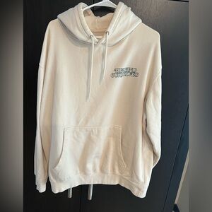 Urban Outfitters Cream Graphic Hoodie - healing ourselves graphic